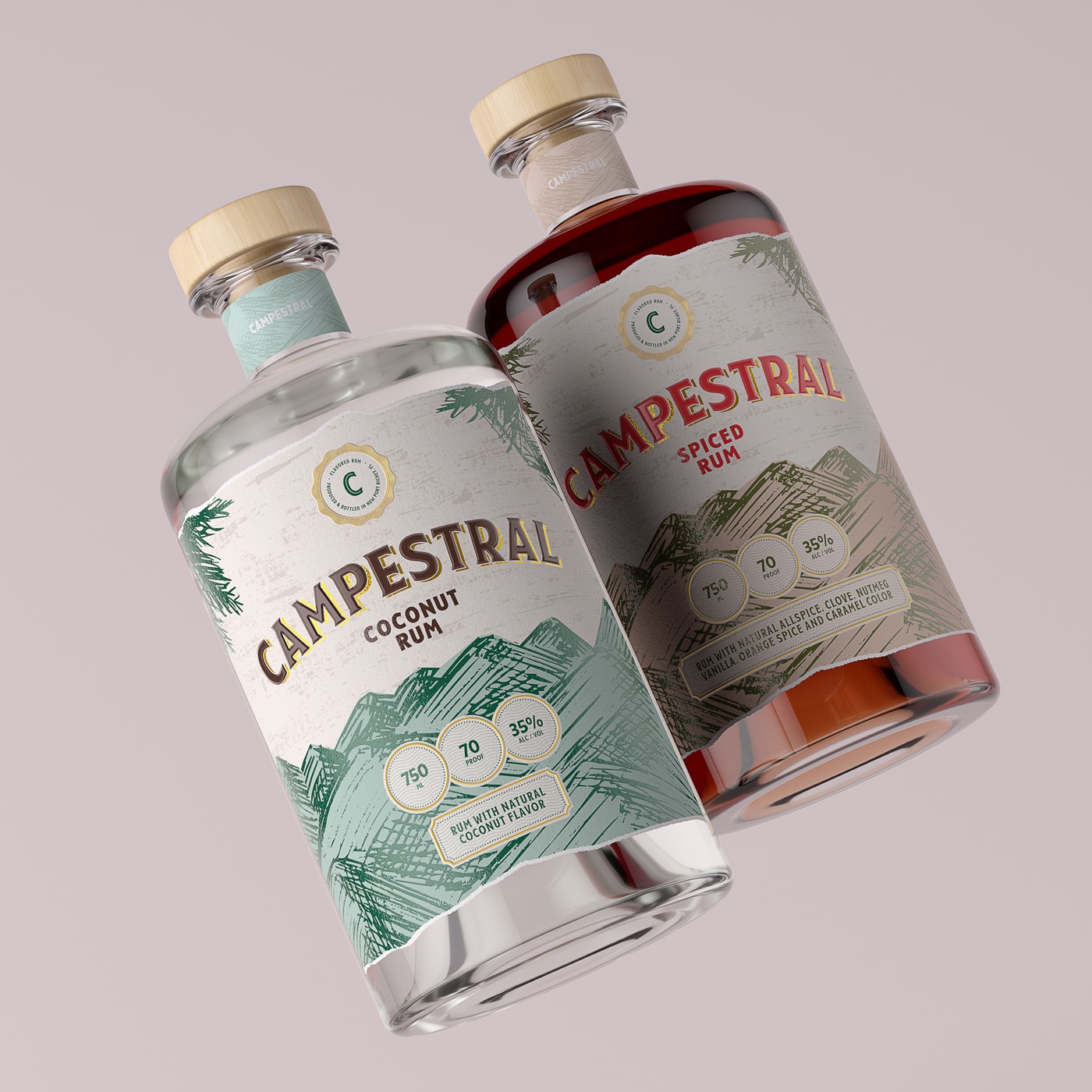 朗姆酒包裝設計